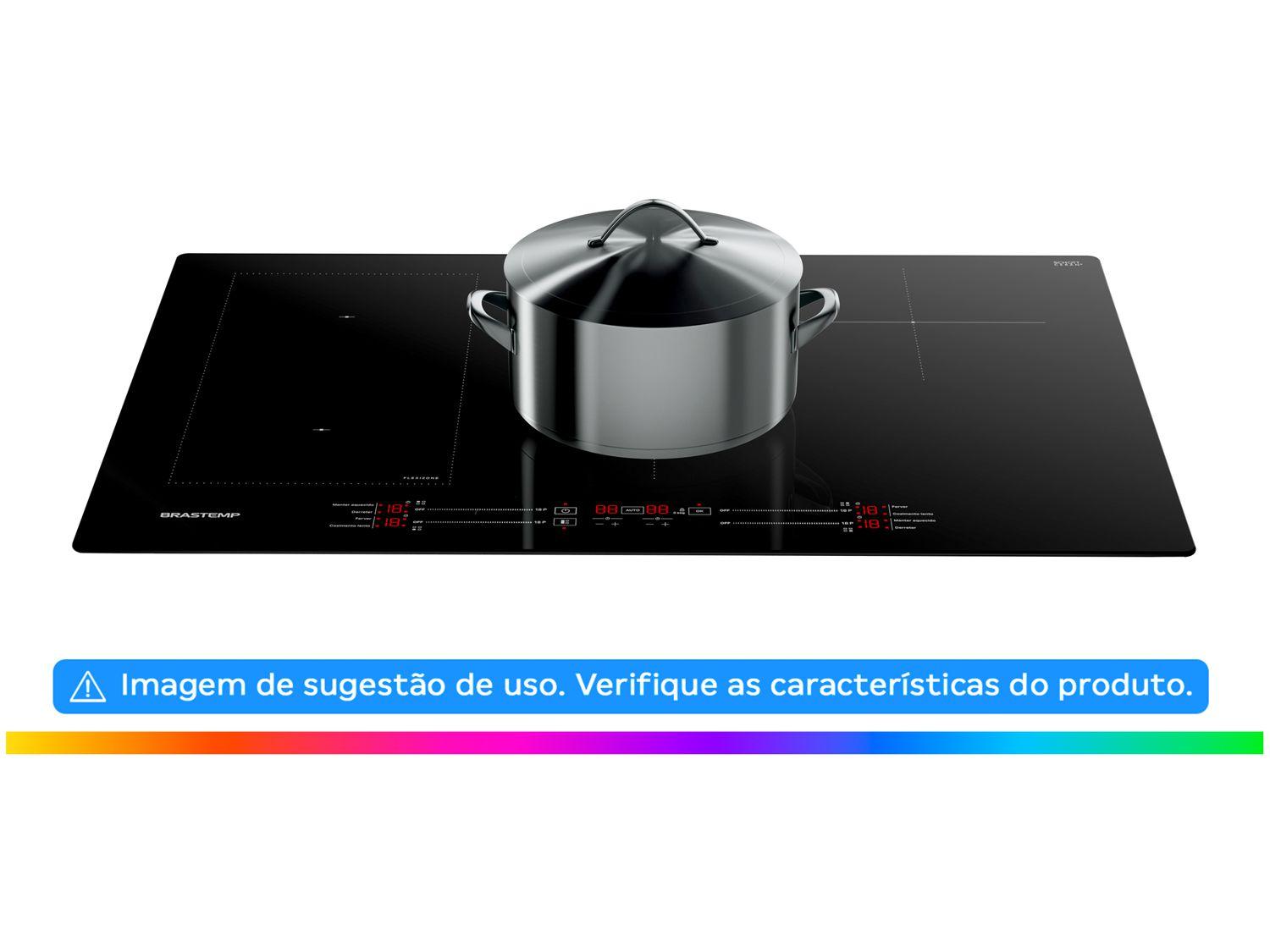 Cooktop 4 Bocas Indução Brastemp Vitrocerâmico