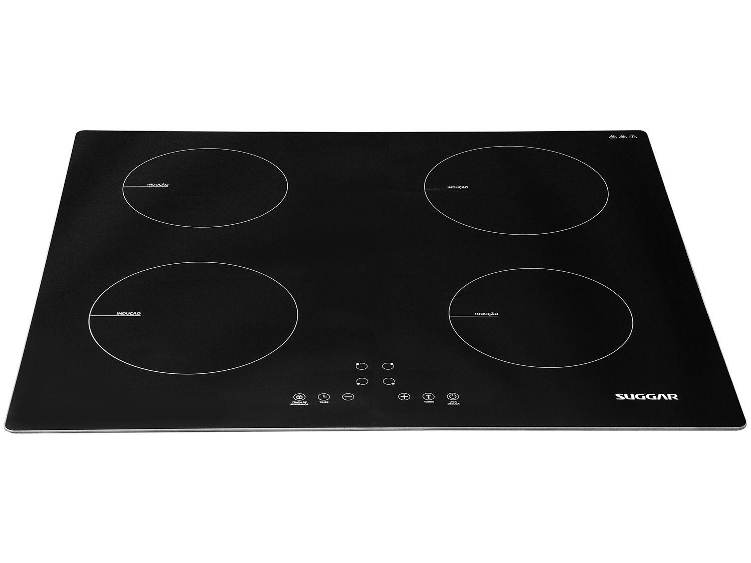 Cooktop 4 Bocas Indução Suggar Vitrocerâmico