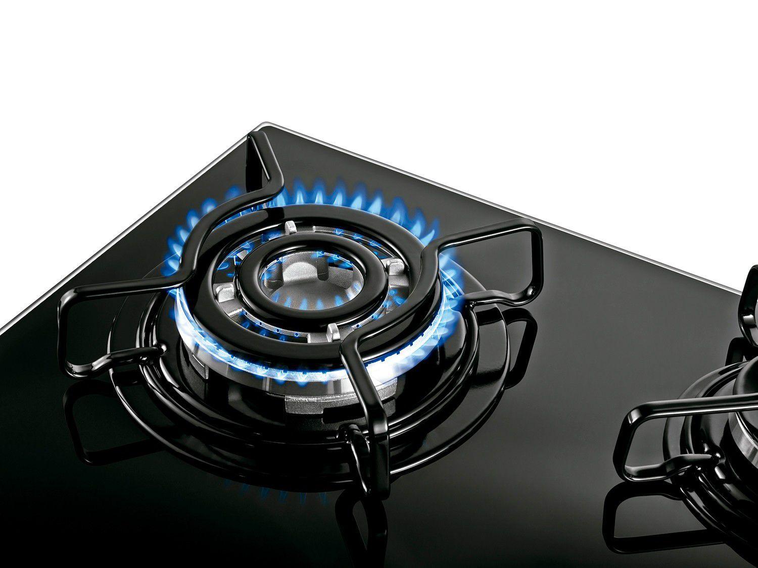 Cooktop 5 Bocas Brastemp Ative! BDT85 à Gás Natural e GLP Acendimento