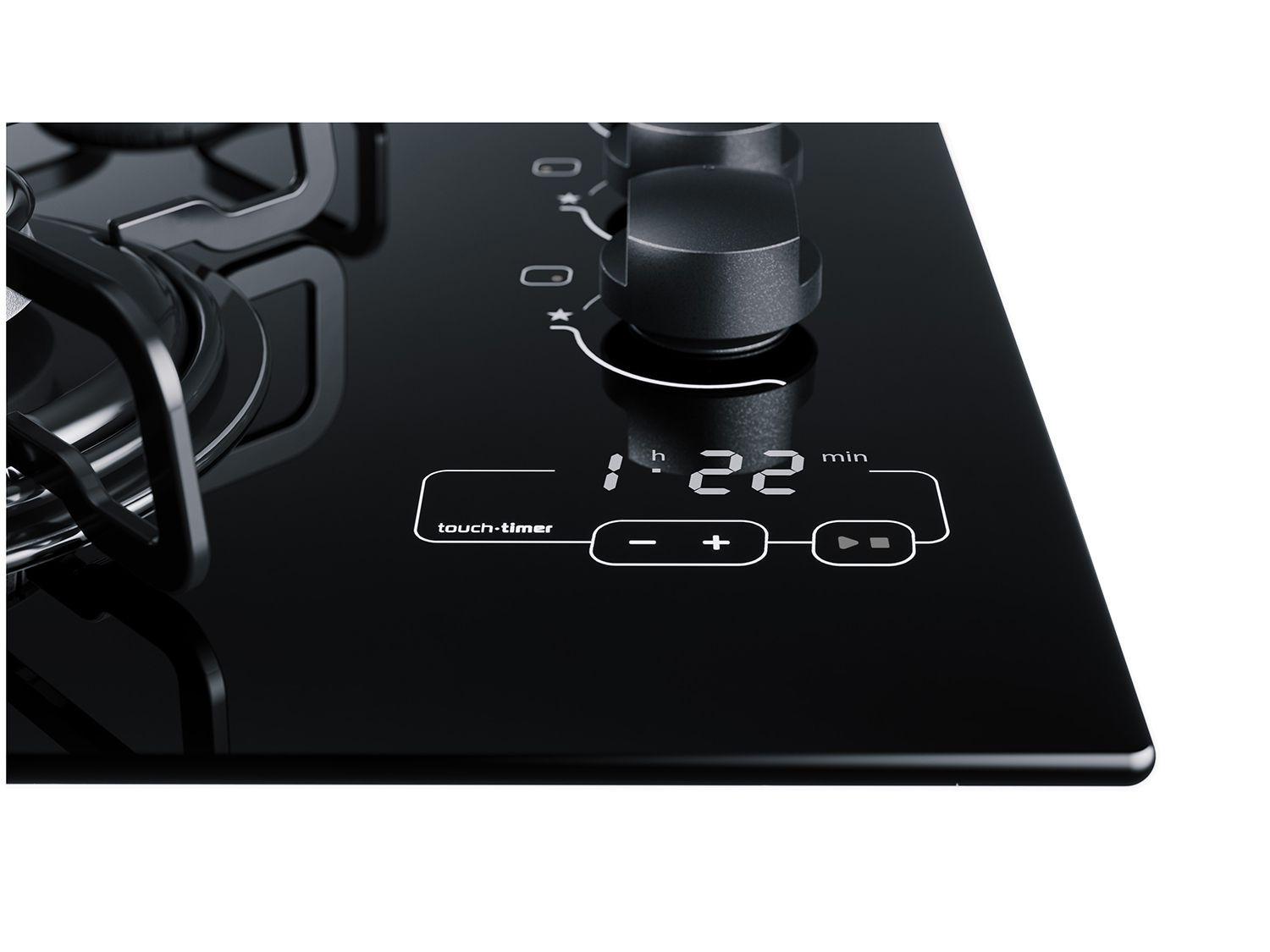 Cooktop 5 Bocas Brastemp Ative! BDT85 à Gás Natural e GLP Acendimento