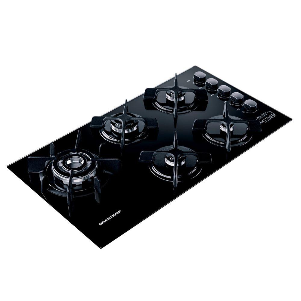 Cooktop 5 bocas Brastemp com Quadrichama e Timer Touch BDT86AE