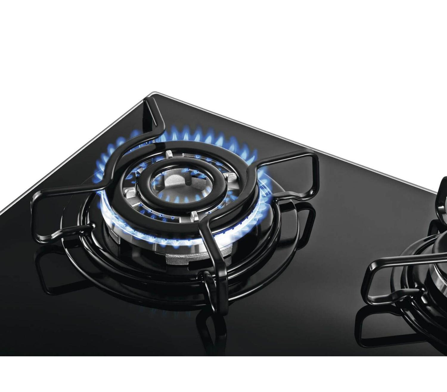 Cooktop 5 bocas Brastemp com quadrichama e timer touch Cooktop