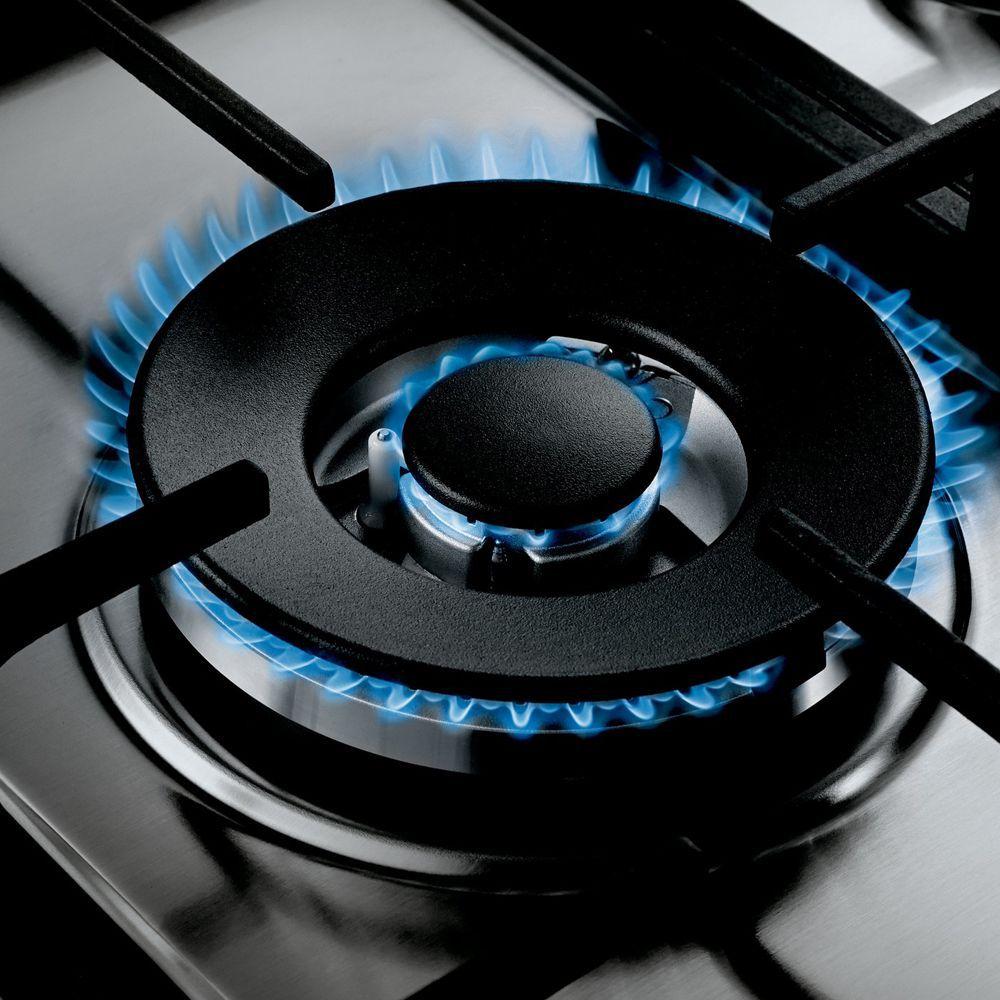 Cooktop 5 bocas Brastemp Gourmand Inox com duplachama e trempe com