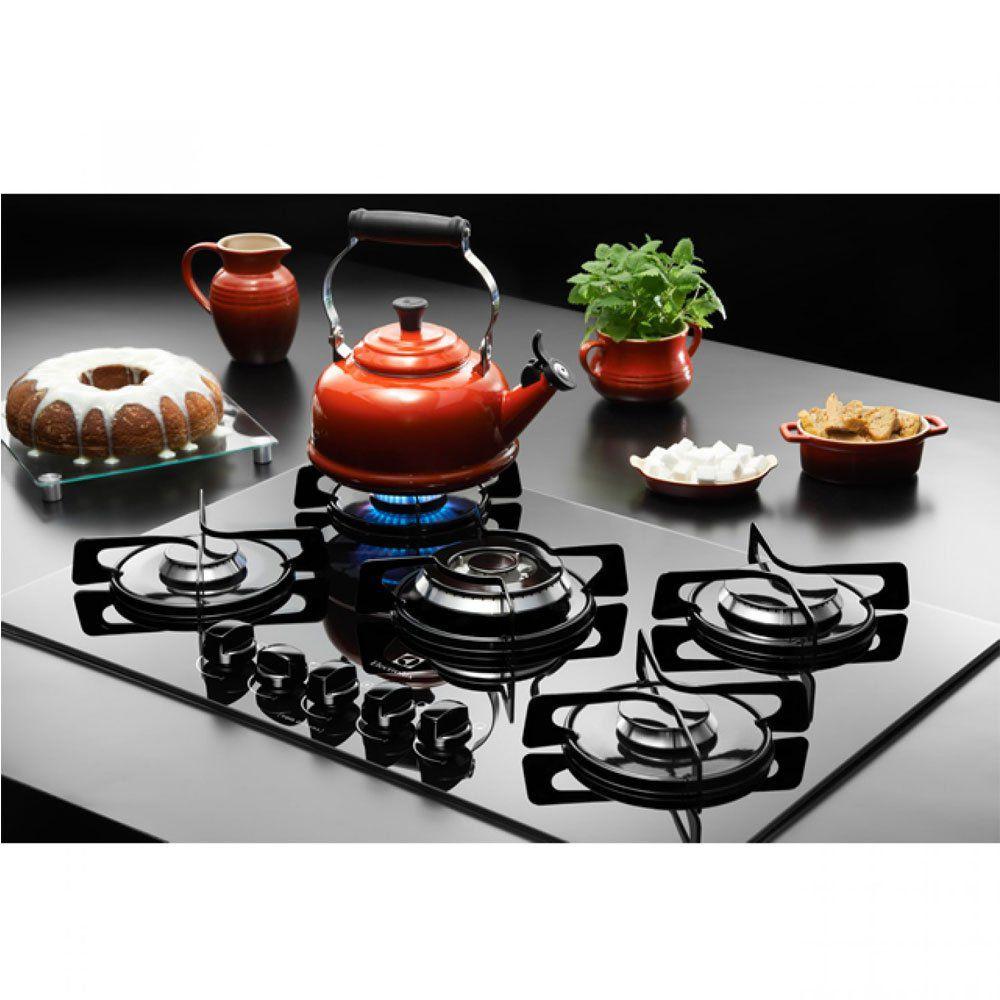 Cooktop 5 Bocas Tripla Chama Electrolux Cooktop Magazine Luiza