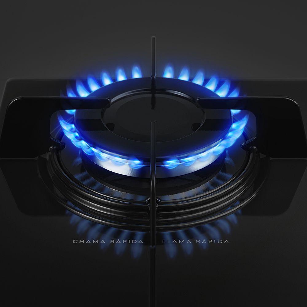 Cooktop a Gás 4 Bocas Electrolux (KE4GP) Cooktop Magazine Luiza
