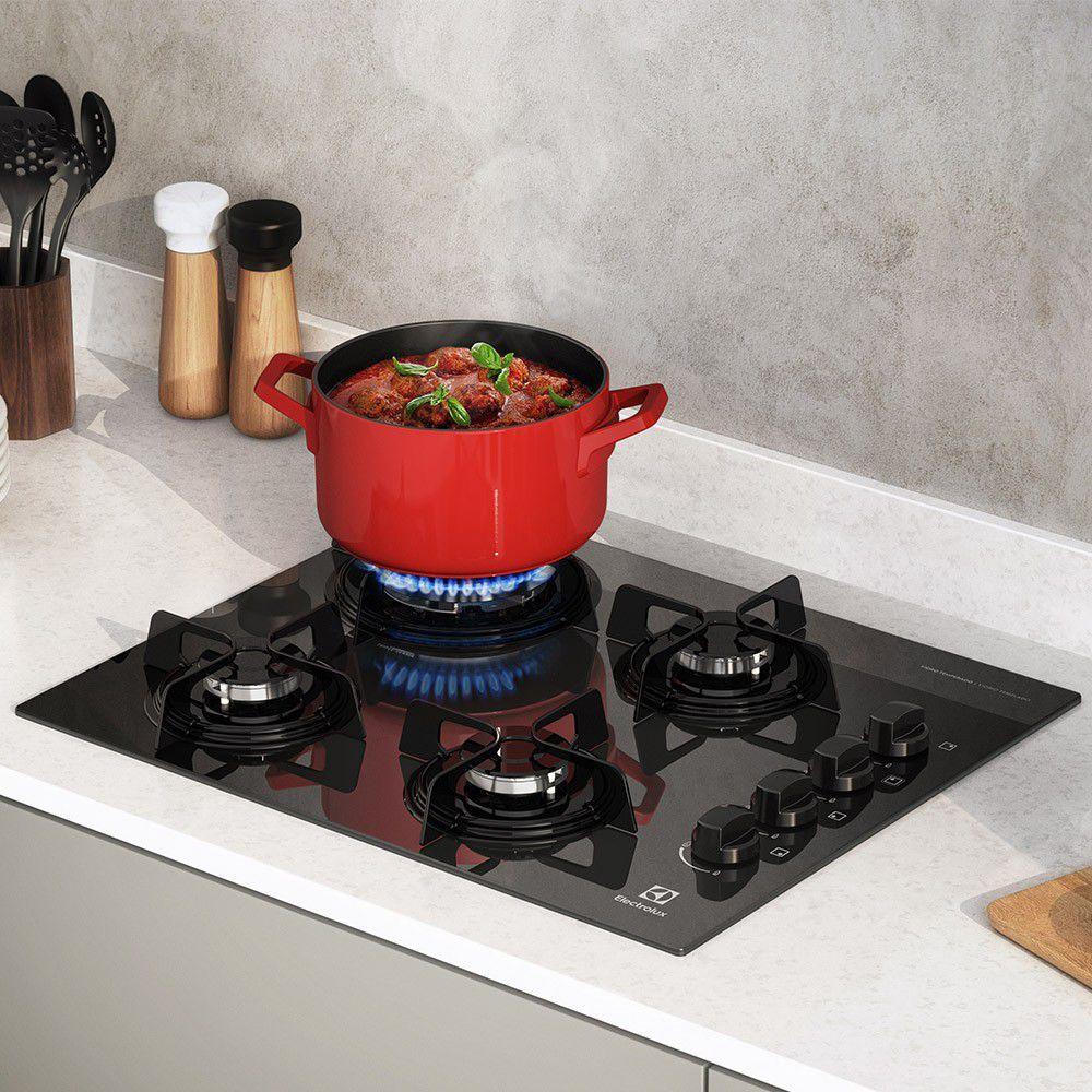 Cooktop a Gás 4 Bocas KE4TP Electrolux Cooktop Magazine Luiza
