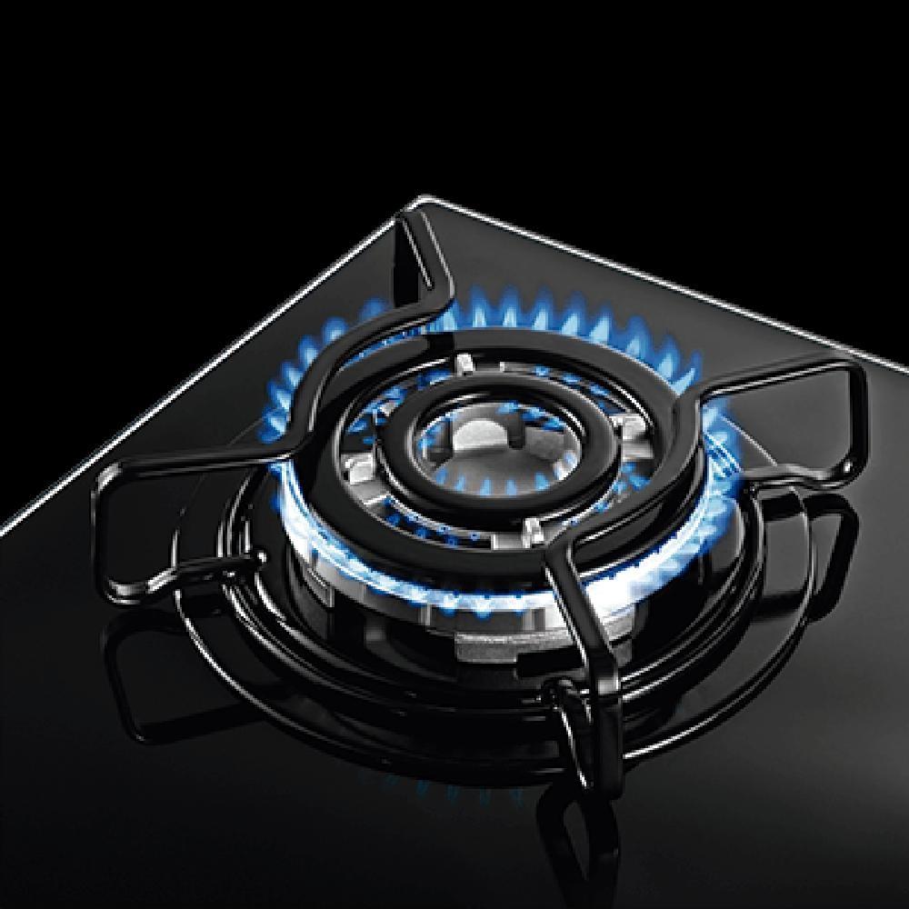 Cooktop a Gás Brastemp 5 Queimadores Ative Quadrichama Vidro Preto Bivolt BDD85AEUNA Cooktop
