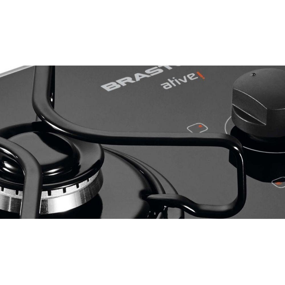 Cooktop Brastemp Ative 4 Bocas com Megachama Bivolt BDD62AE Cooktop