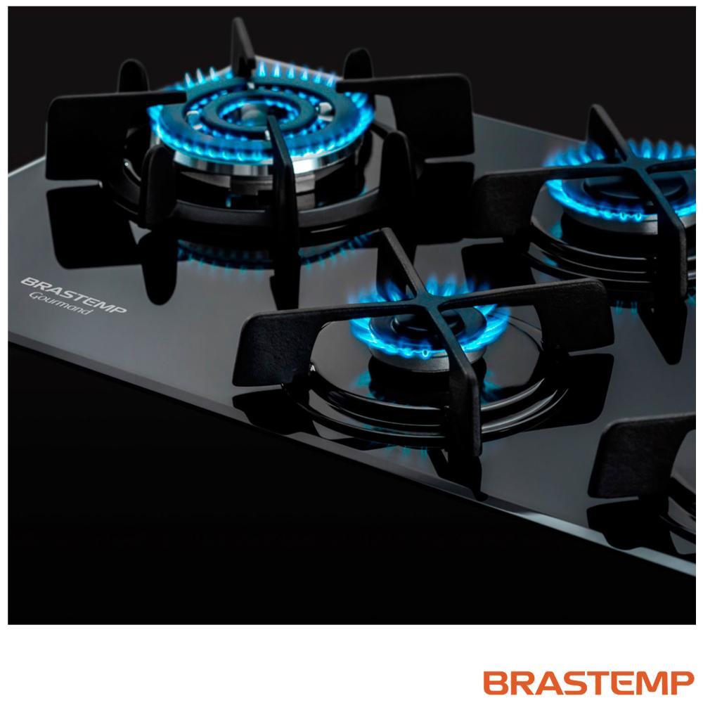 Cooktop Brastemp Gourmand 05 Bocas BDT86 Cooktop Magazine Luiza