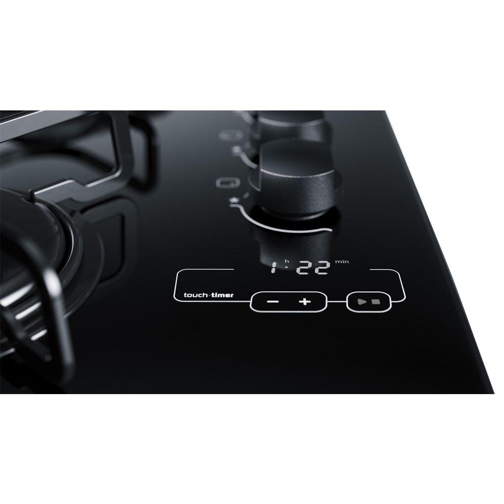 Cooktop Brastemp Timer Touch 4 Bocas Preto Bivolt Consul Cooktop