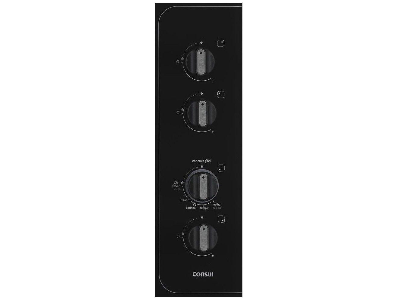 Cooktop Consul 4 Bocas com Grades Individuais