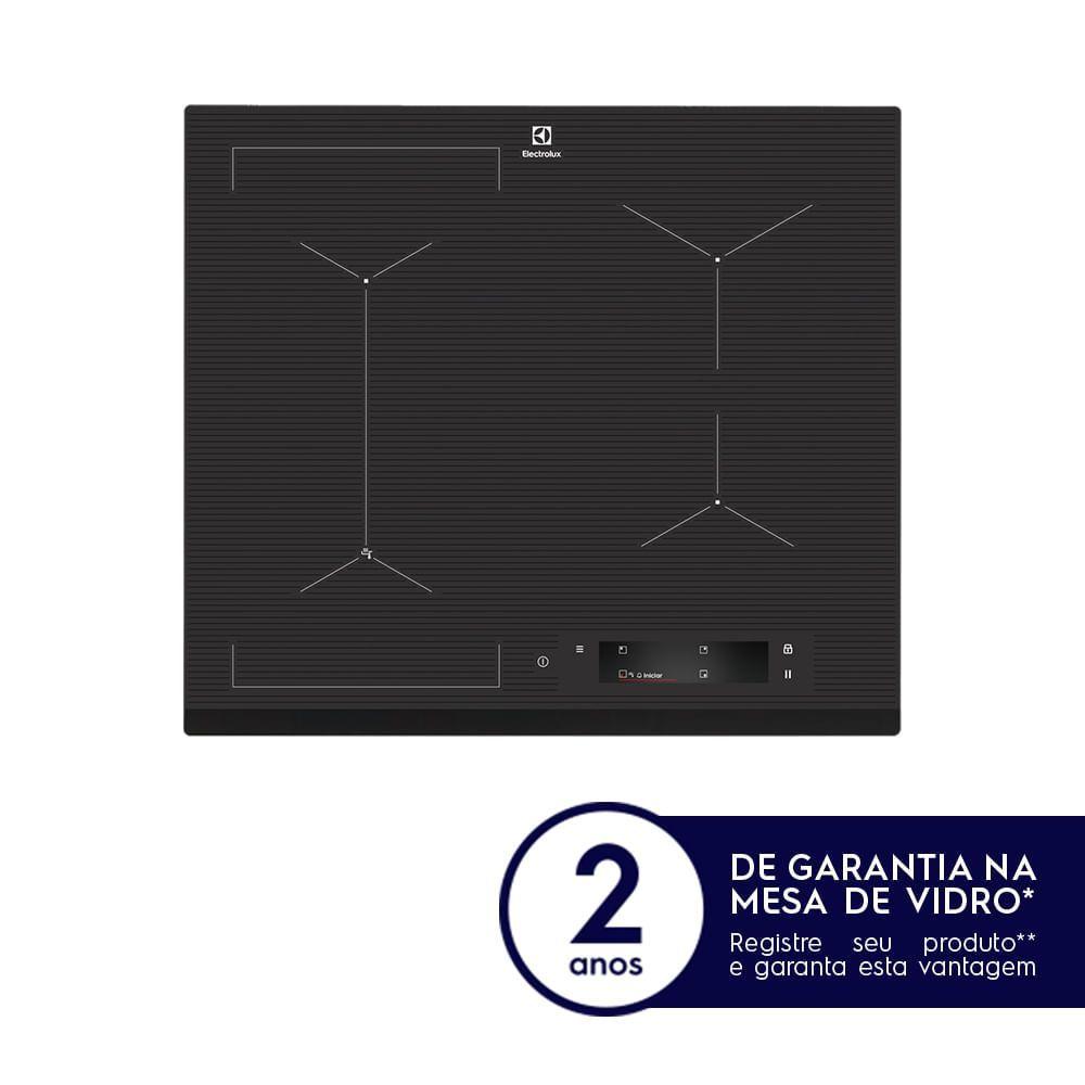 Cooktop de Indução 4 Zonas com Sense Fry Preto Electrolux (IE6SF