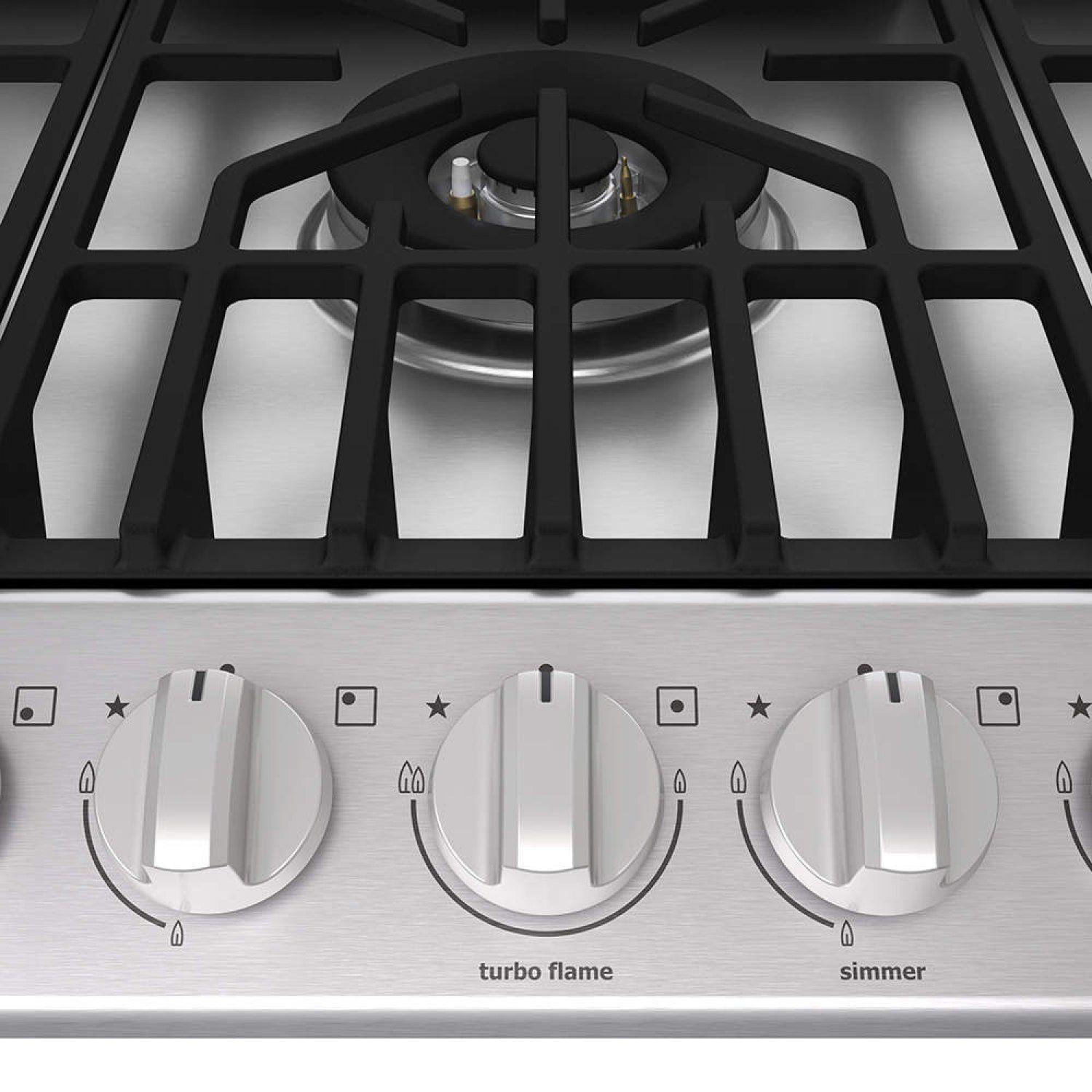 Cooktop Electrolux 5 Bocas a Gás Icon Turbo Flame Automático Inox