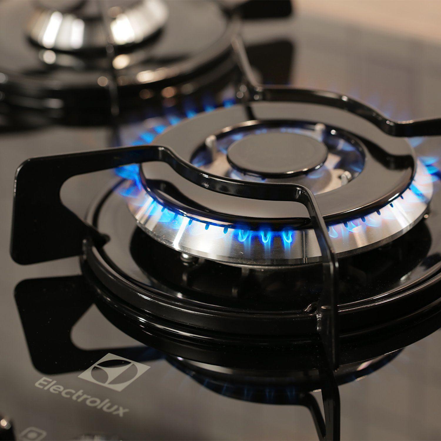 Cooktop Electrolux 5 Bocas a Gás Superautomático Tripla Chama Mesa em