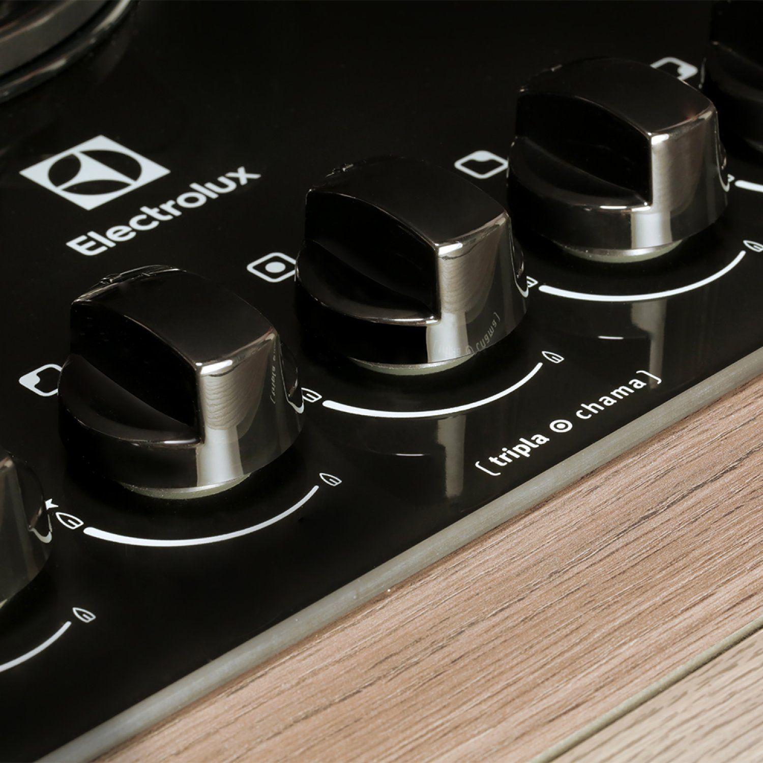 Cooktop Electrolux 5 Bocas a Gás Superautomático Tripla Chama Mesa em