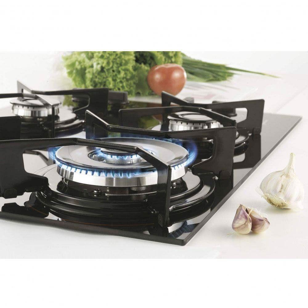 Cooktop Fischer 4 Bocas Tripla Chama Fit Line Acendimento Automático