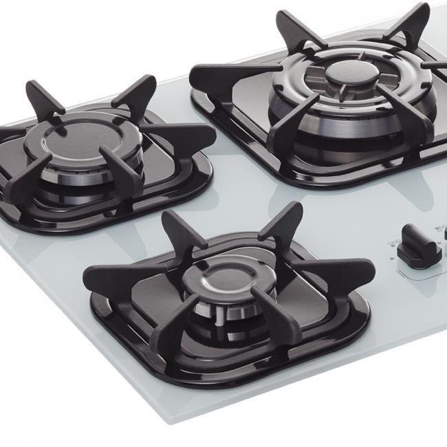 Cooktop Mueller 5 Bocas Tripla Chama Branco G5 Cooktop 5 Bocas