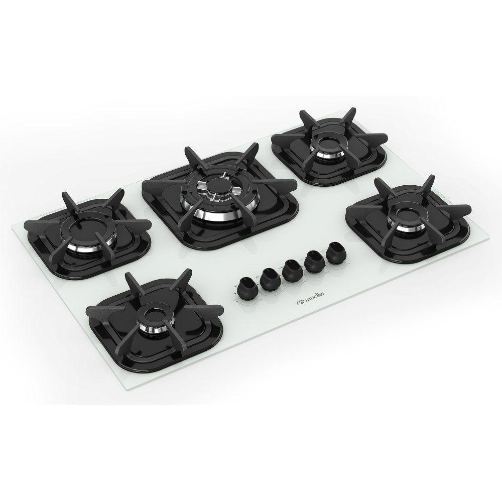 Cooktop Mueller 5 Bocas Tripla Chama Mueller Fogões Cooktop
