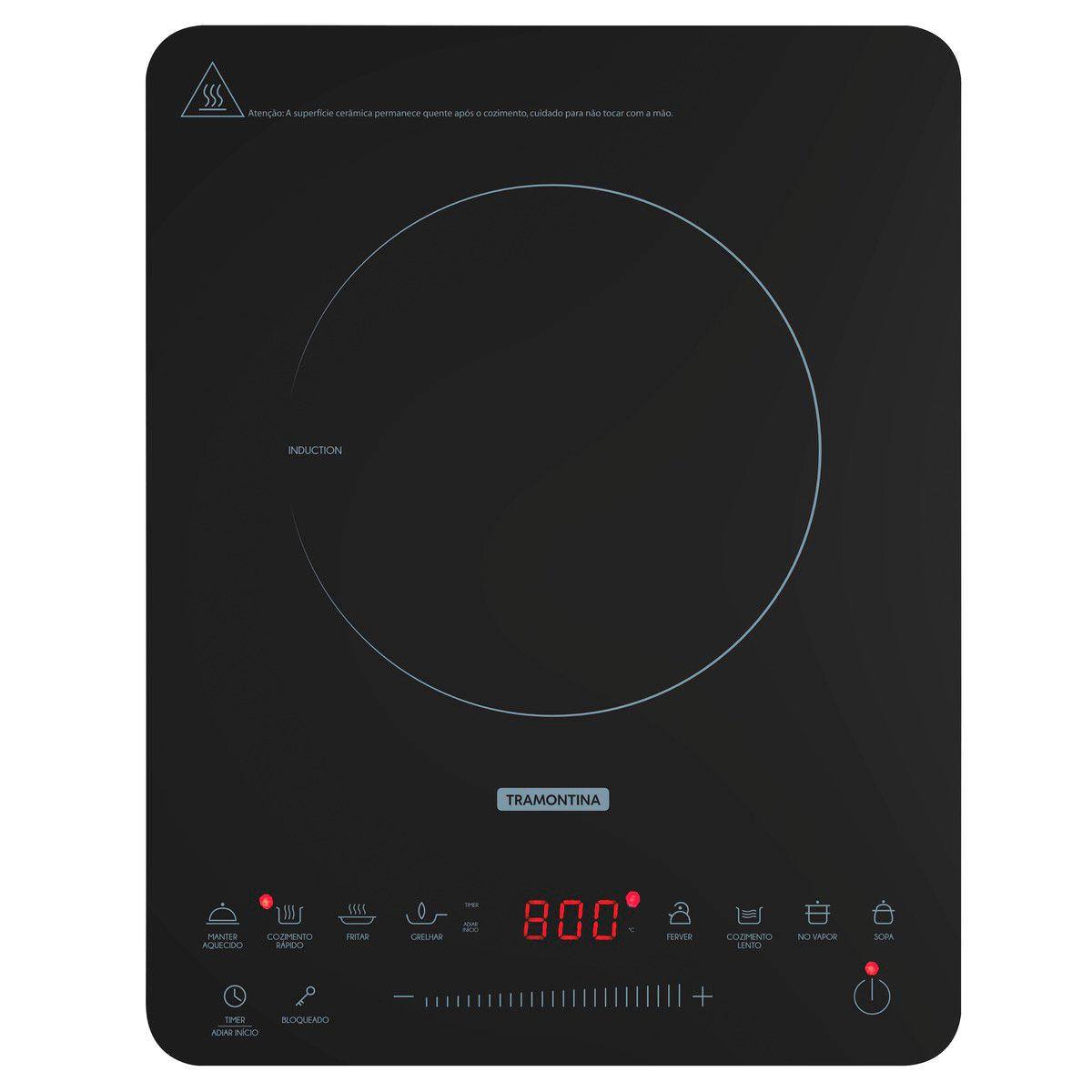 Cooktop Portátil por Indução Tramontina Slim Touch 220 V 94714132