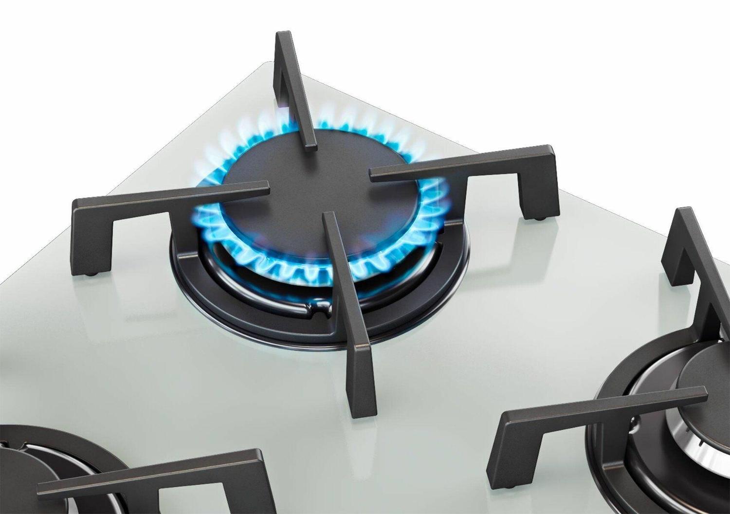 Cooktop Vitrum 4 Bocas Branco Itatiaia Cooktop 4 Bocas Magazine