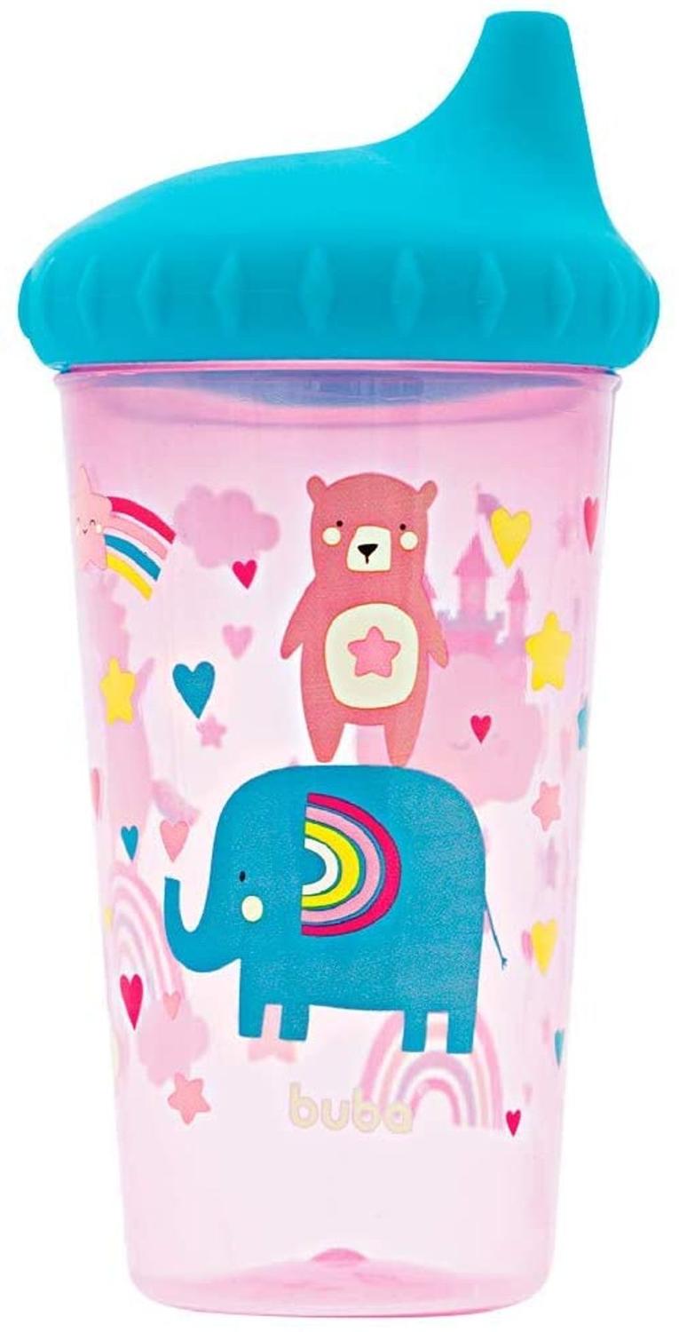 Copo antivazamento 300 ml Buba arco-iris - Copos - Magazine Luiza
