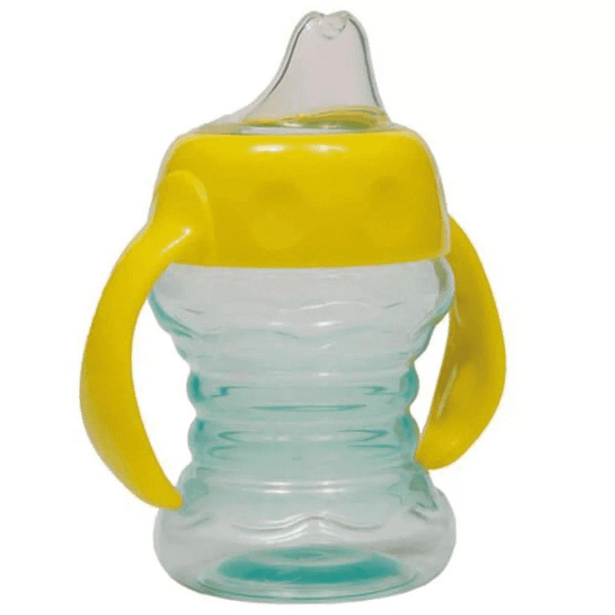 Copo de Treinamento Com Alça - 200 Ml - Azul e Amarelo - Buba - Copo de ...