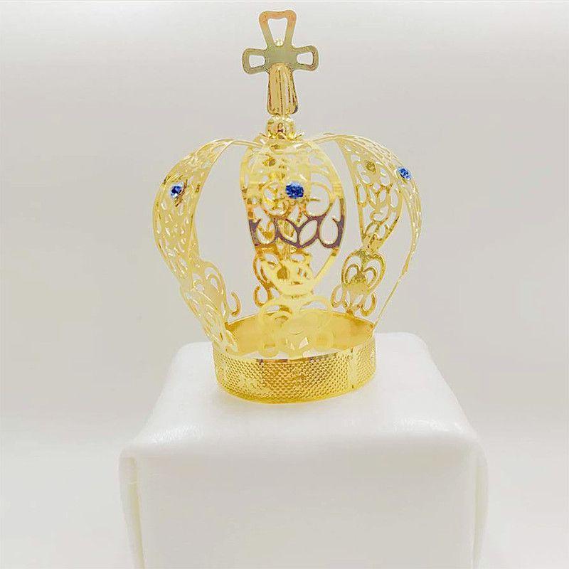 Coroa N2 para Imagem de Nossa Senhora Aparecida 15cm a 20cm Divinário Imagens de Santos Coroa N2 para Imagem de Nossa Senhora Aparecida 15cm a 20cm Divinário Imagens de Santos