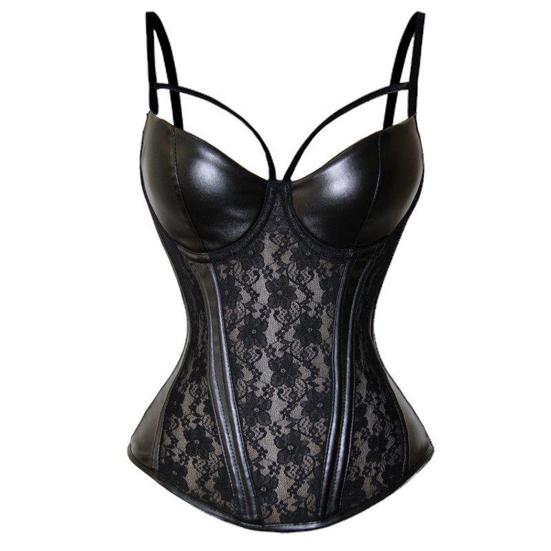 Corselet renda preto Clearance