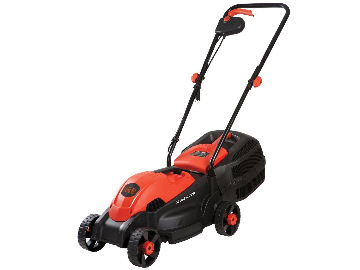 Cortador de Grama Elétrico Black&Decker GR1000 1200W 32cm com 3 Níveis de Corte