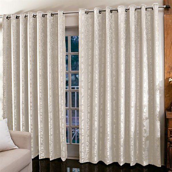cortina jacquard para sala quarto 4 x 2 5 m admirare