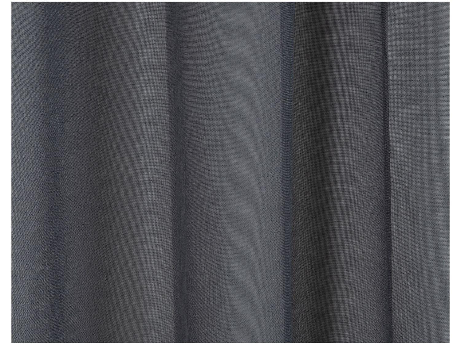 Cortina Lartex Voil Chumbo Lins 230x270cm