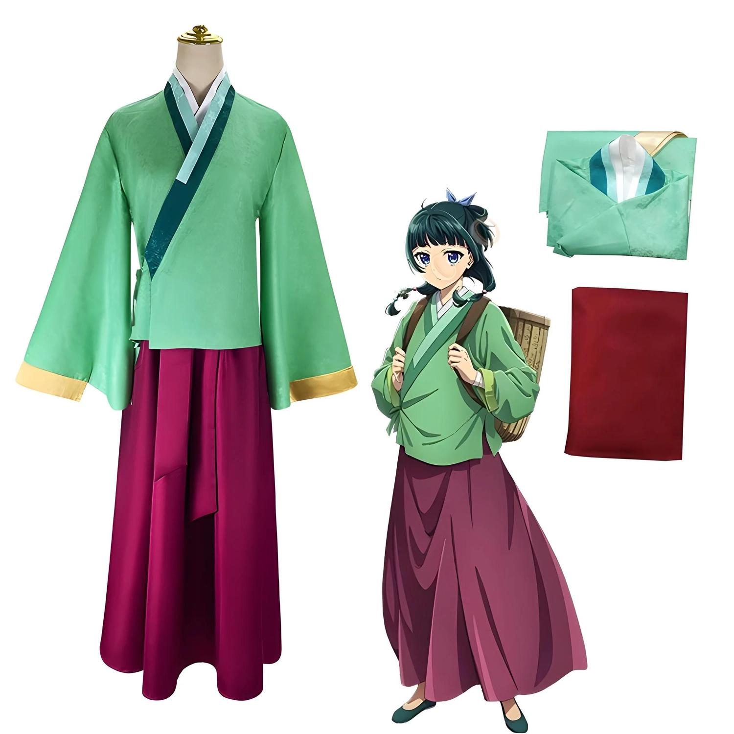 Cosplay Anime Feminino Maomao - Traje Quimono para Halloween e Carnaval -  Fantasia - Magazine Luiza