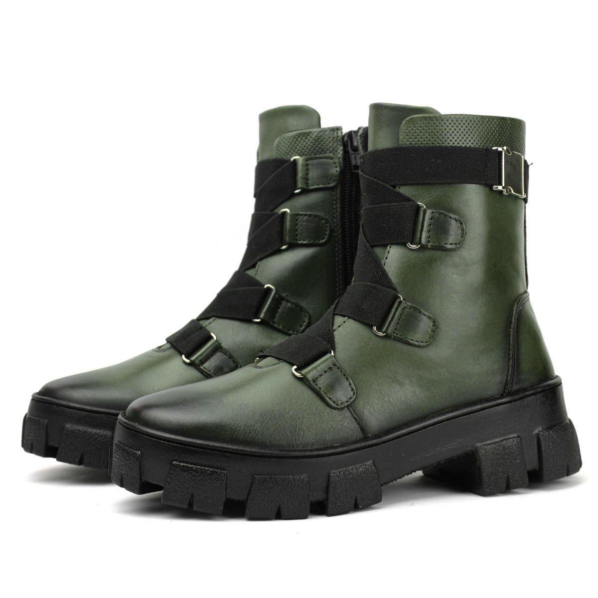 Coturno Casual Coturno Verde Militar Feminino Bota Adventure Bota