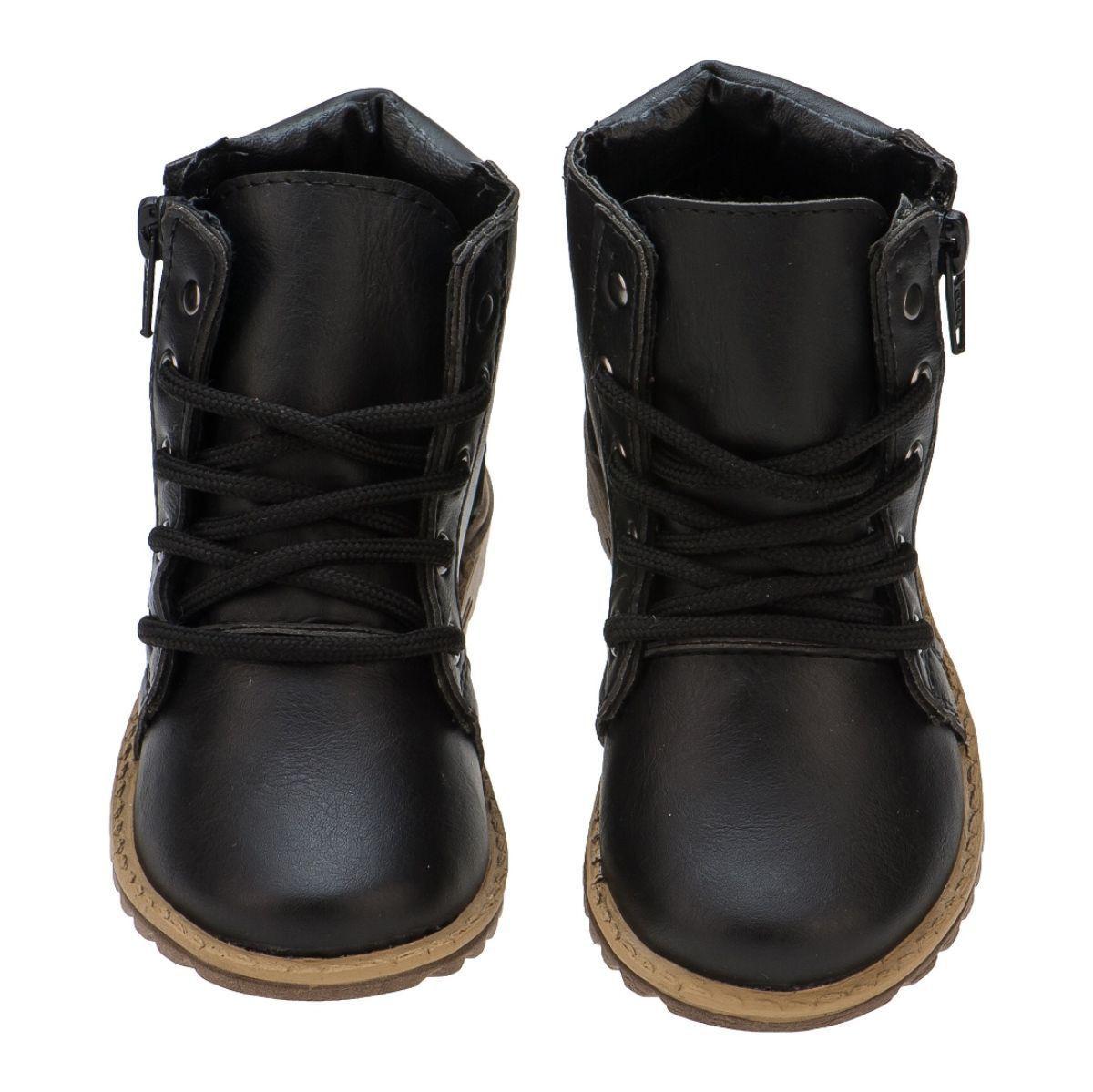 coturno masculino infantil preto