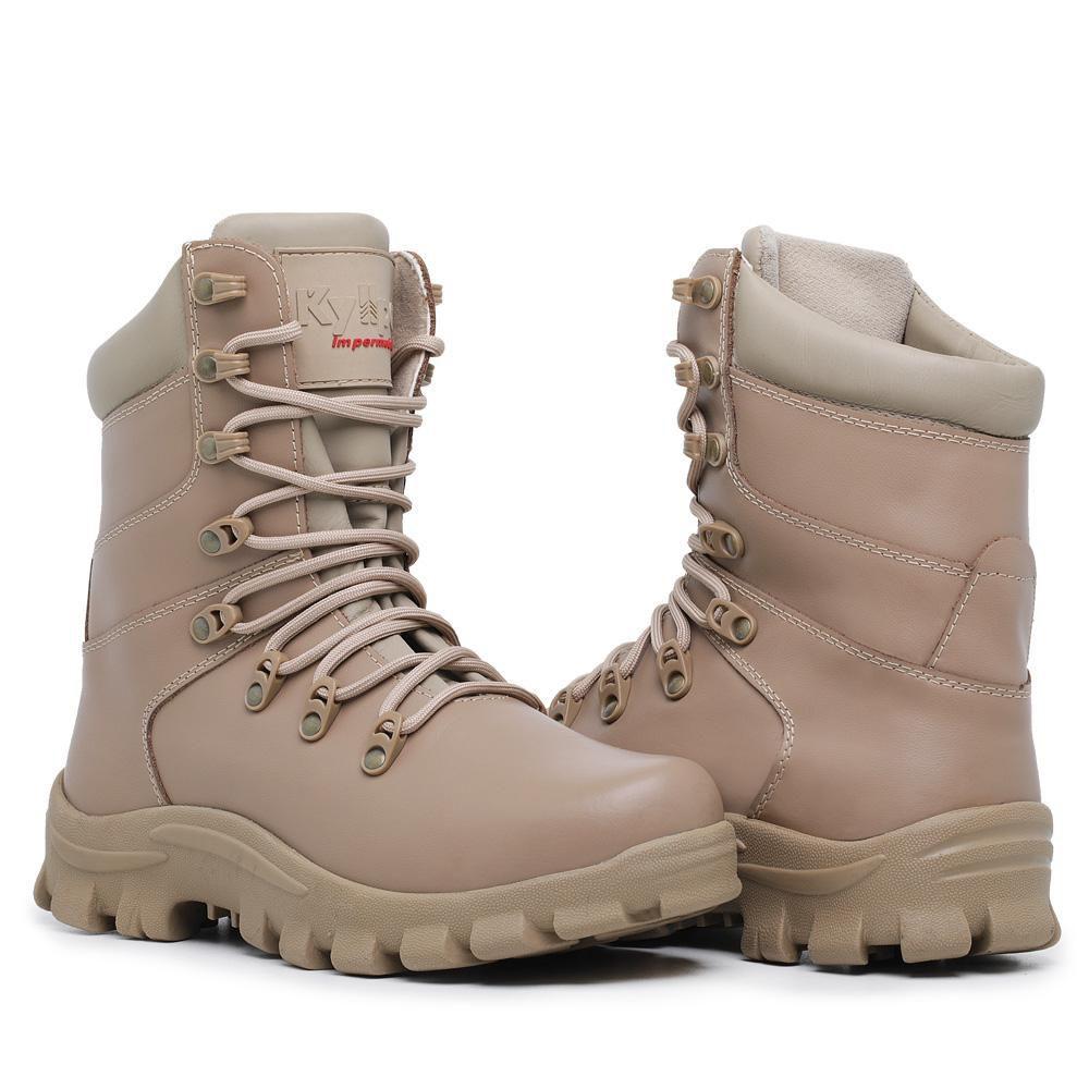 coturno impermeavel masculino militar