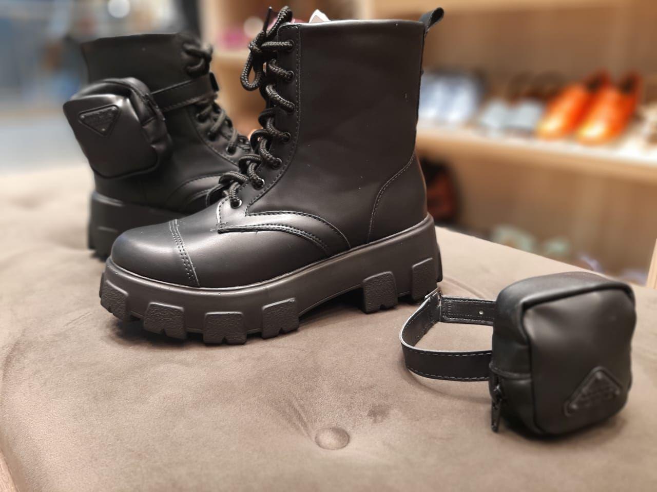 Coturno preto com pochete - TEREZA CALÇADOS - Outros Moda e Acessórios -  Magazine Luiza