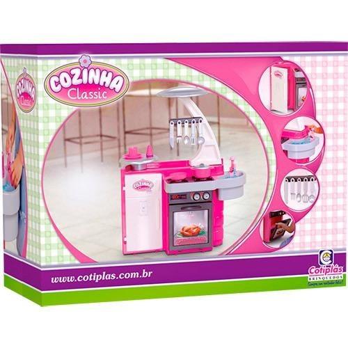 Cozinha Classic Infantil Rosa - Cotiplas - Cozinha Infantil / de ...