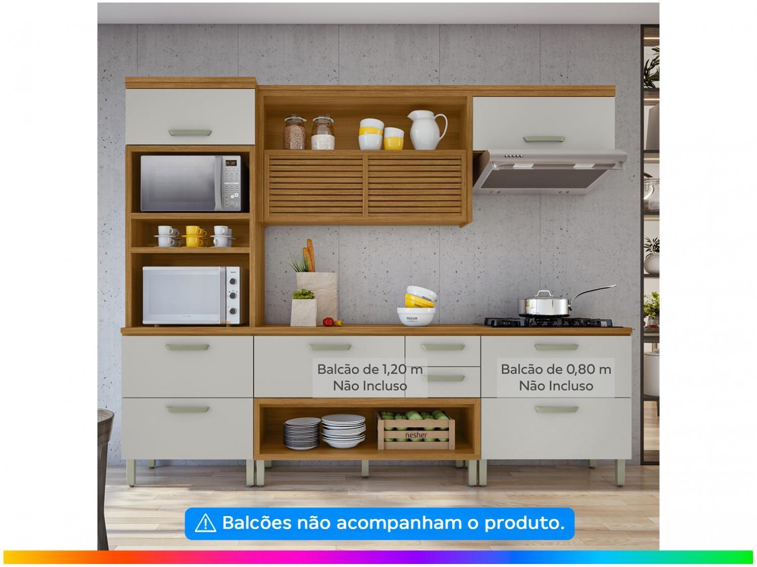 Cozinha Compacta Nesher Realeza Nicho para