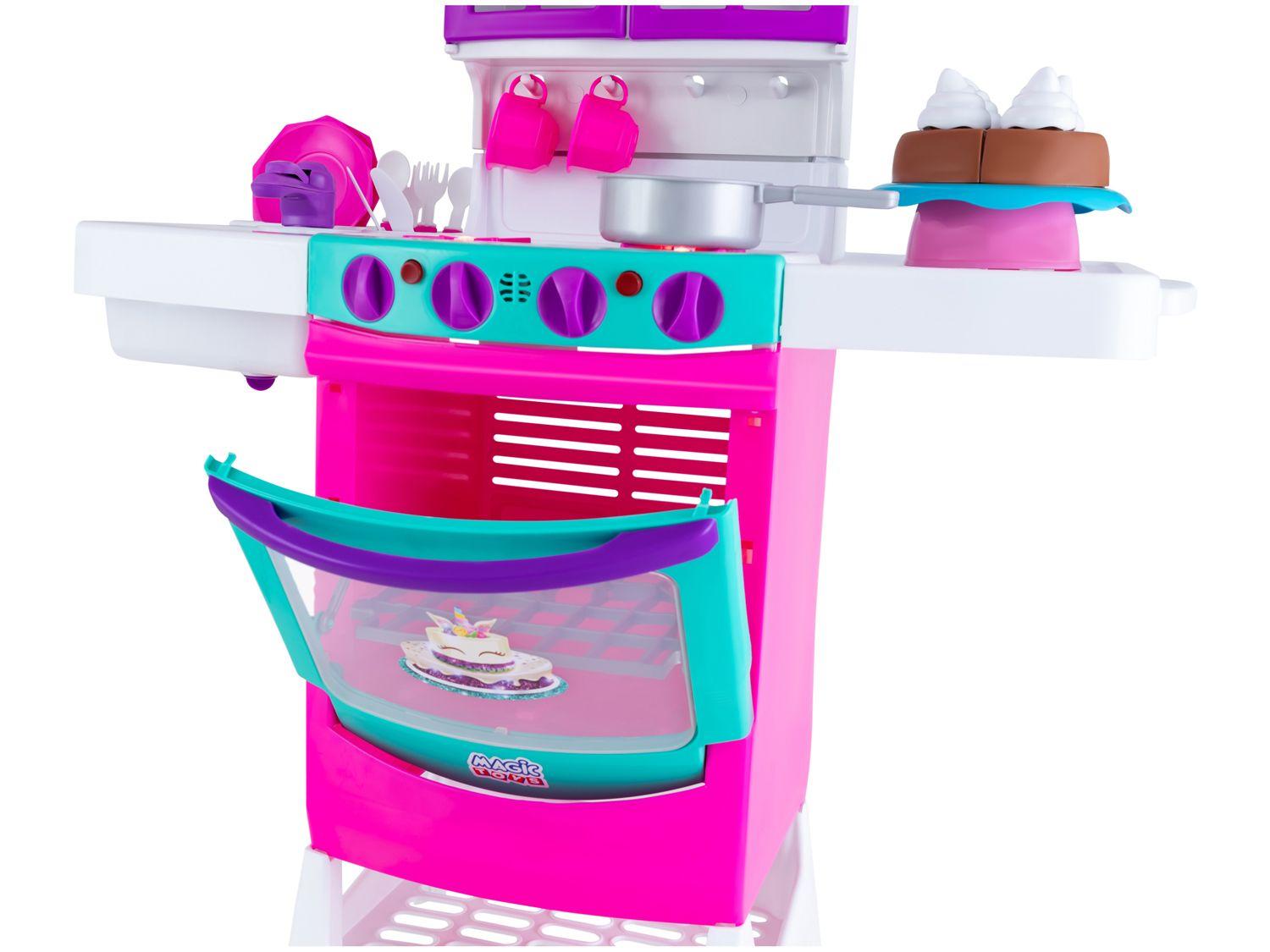 Cozinha Infantil Meg Doll Emite Som e Luzes