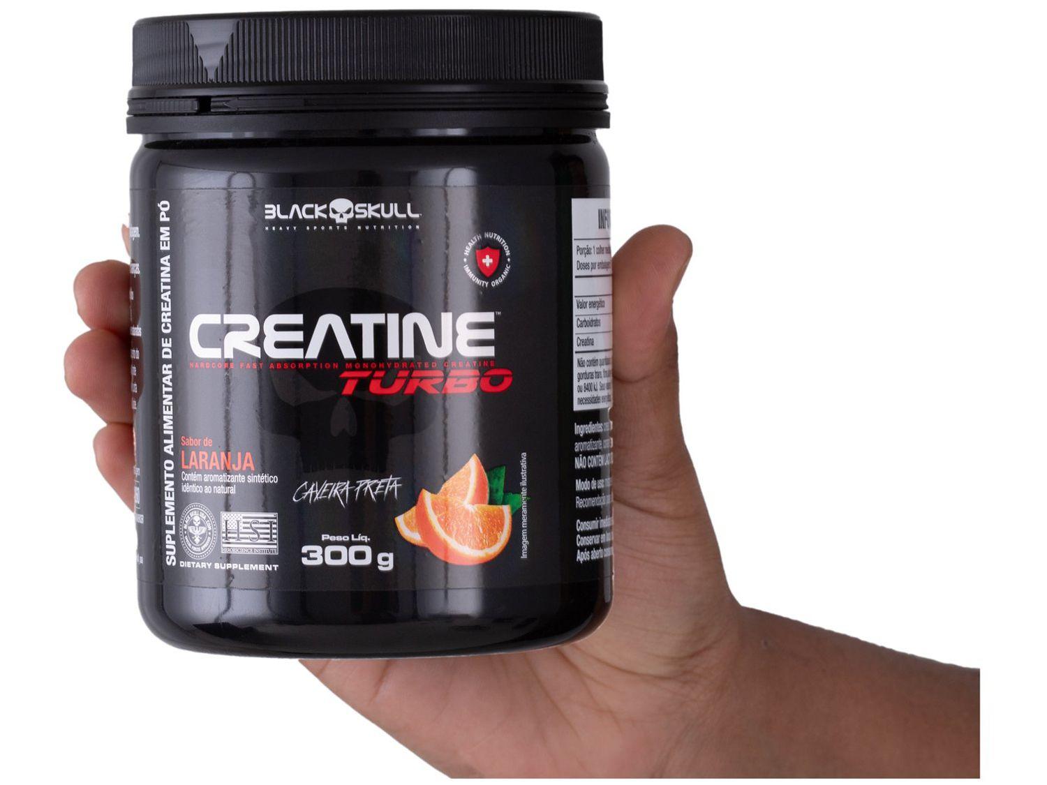 Creatina Mono-hidratada Black Skull Caveira Preta