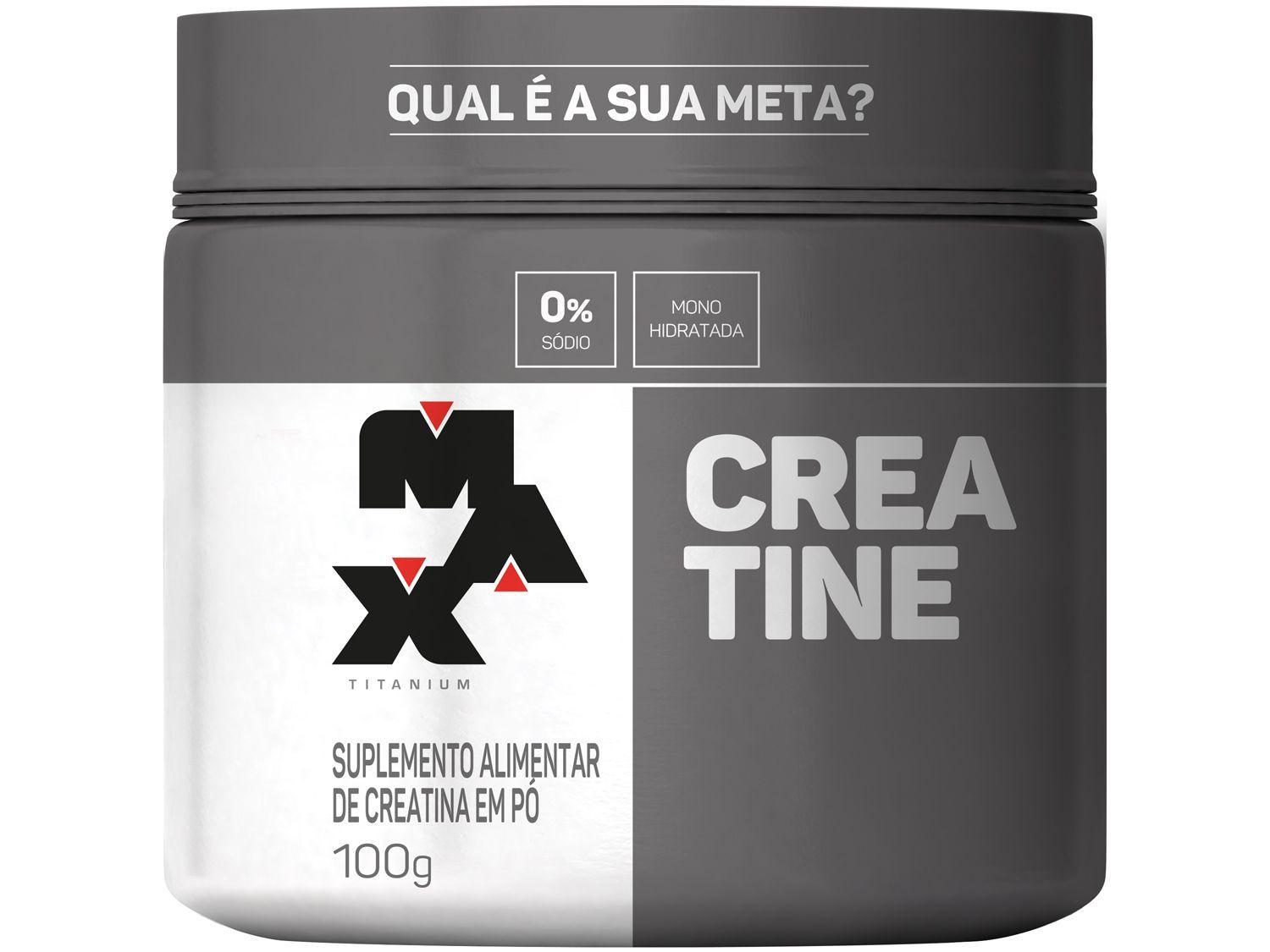 Creatina Mono-hidratada Max Titanium 100g Neutro