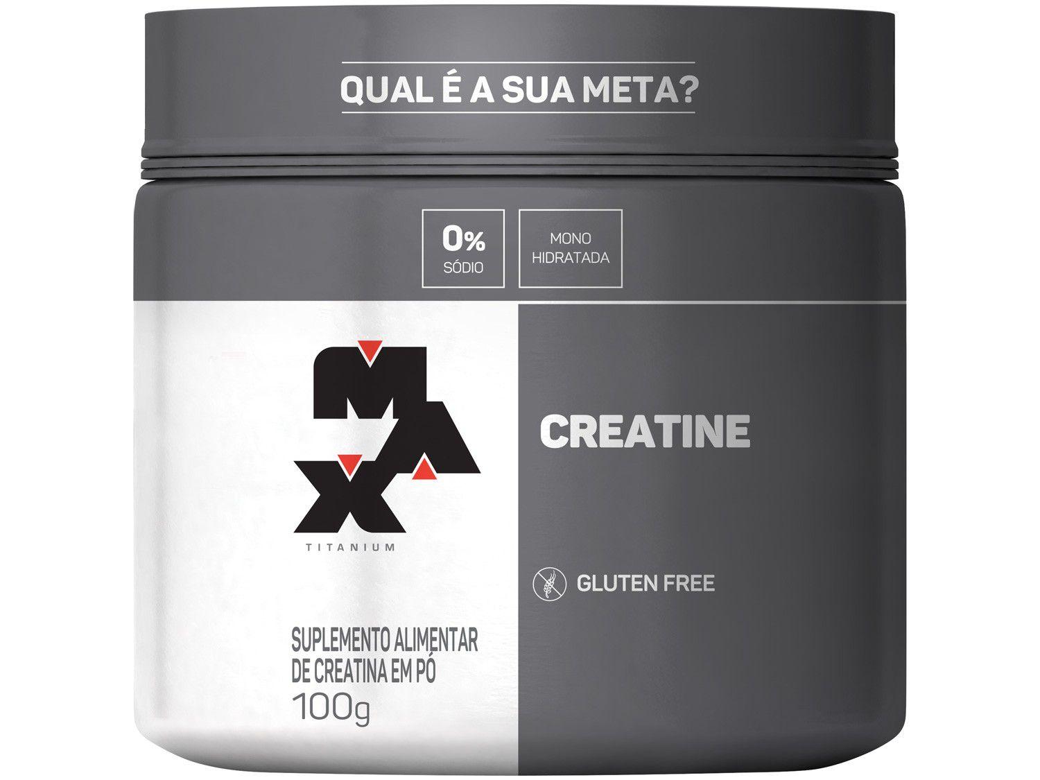 Creatina Mono-hidratada Max Titanium 100g Neutro