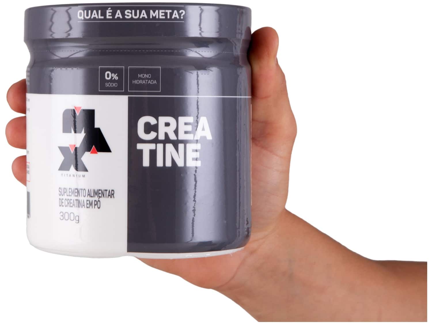 Creatina Max Titanium em pó sem sabor 300g