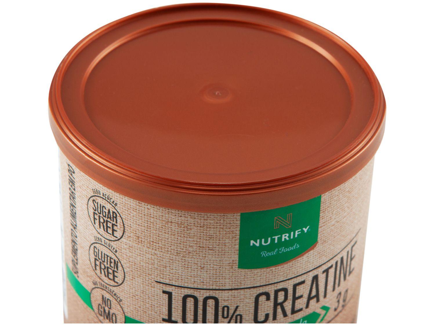 Creatina Mono-hidratada Nutrify 100% Creatine em Pó 300g Natural
