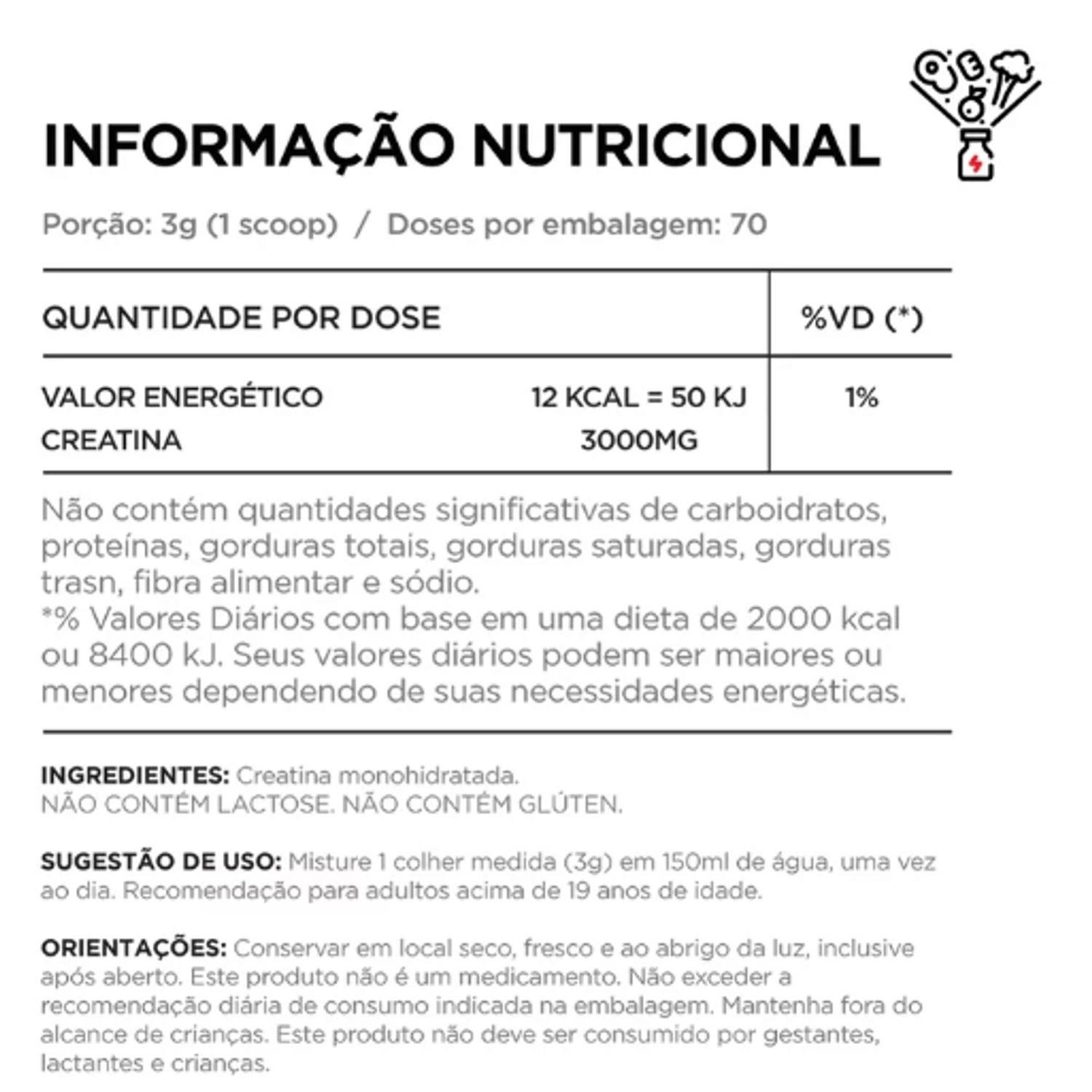 Imagem de Creatina pura topway - 210g
