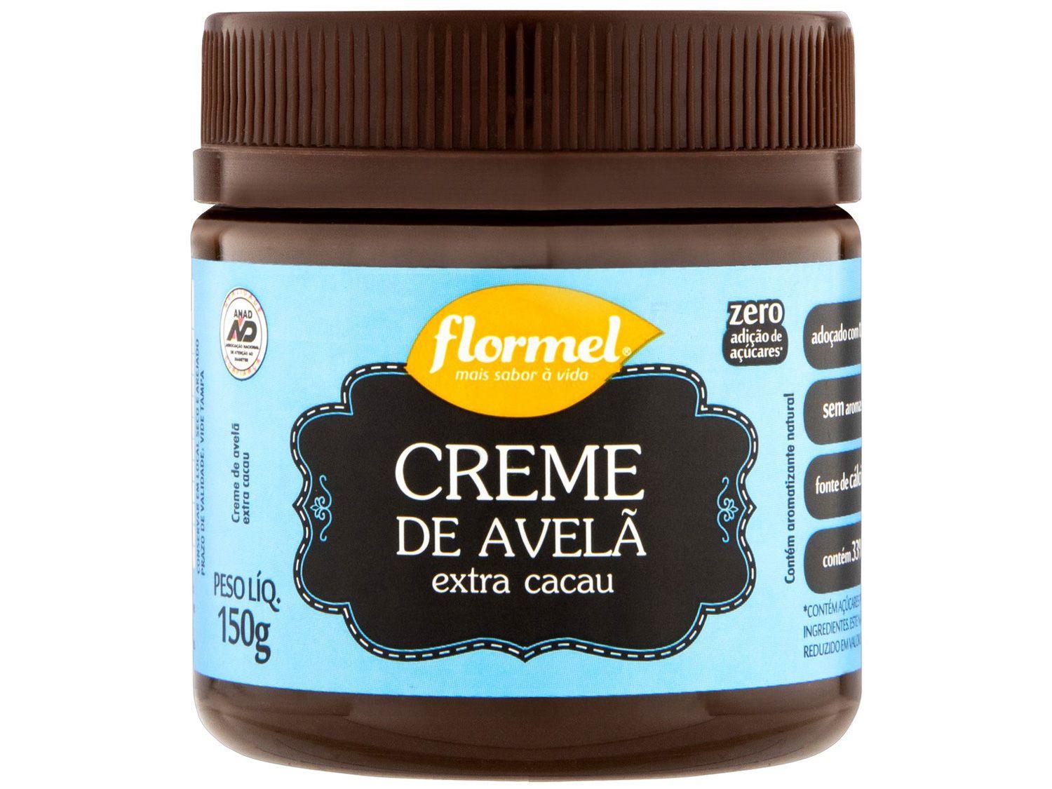 Creme de Avelã com Cacau Flormel Zero Açúcar