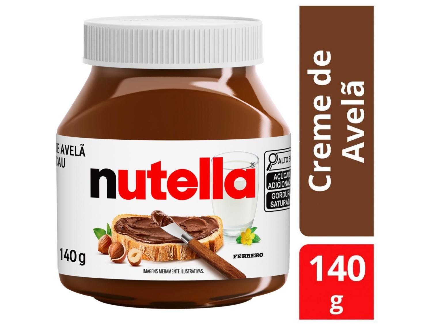 Creme de Avelã com Cacau Nutella Ferrero 140g