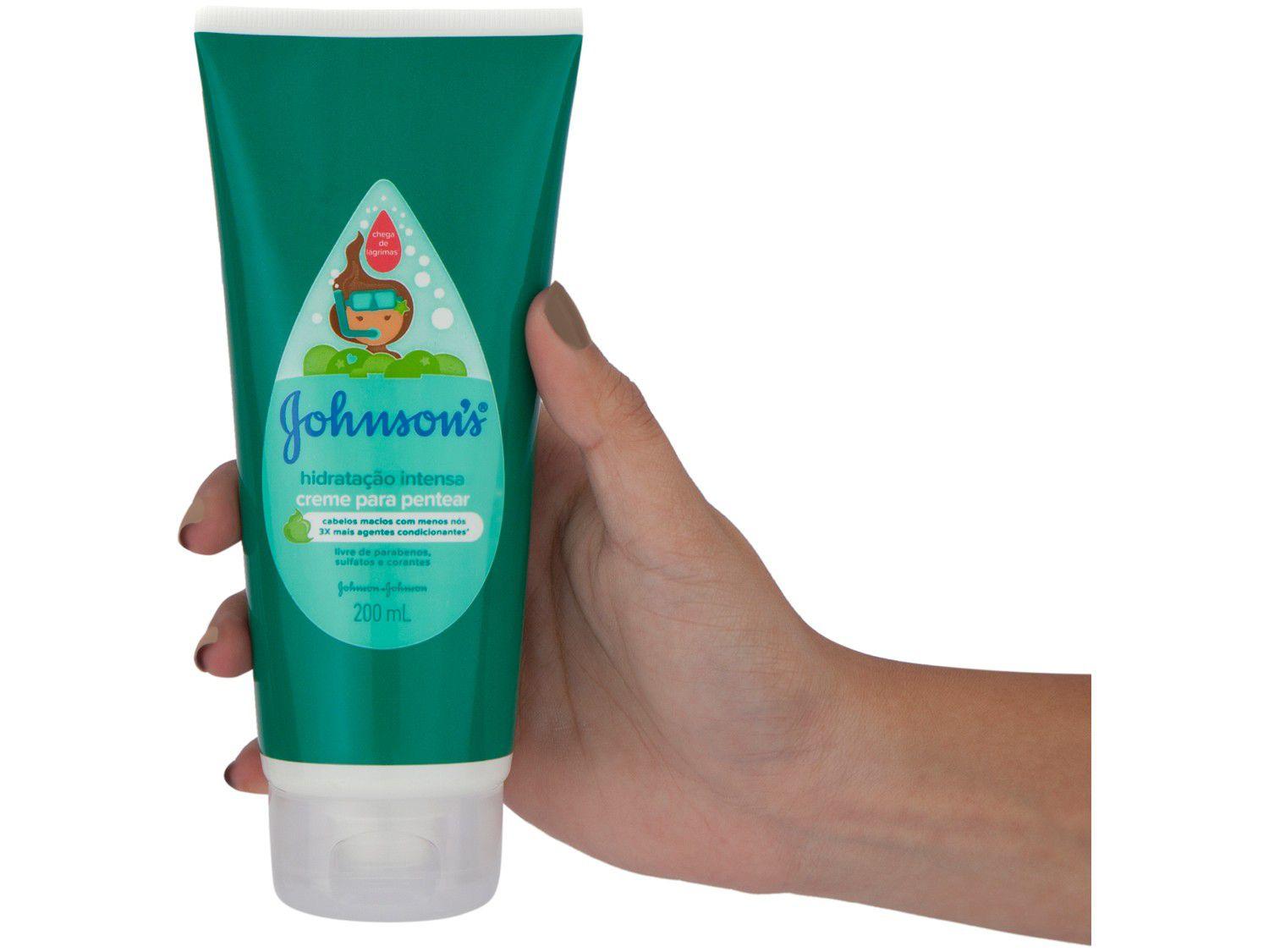 Creme de Pentear Infantil Johnsons Baby - Hidratação Intensa 200ml ...