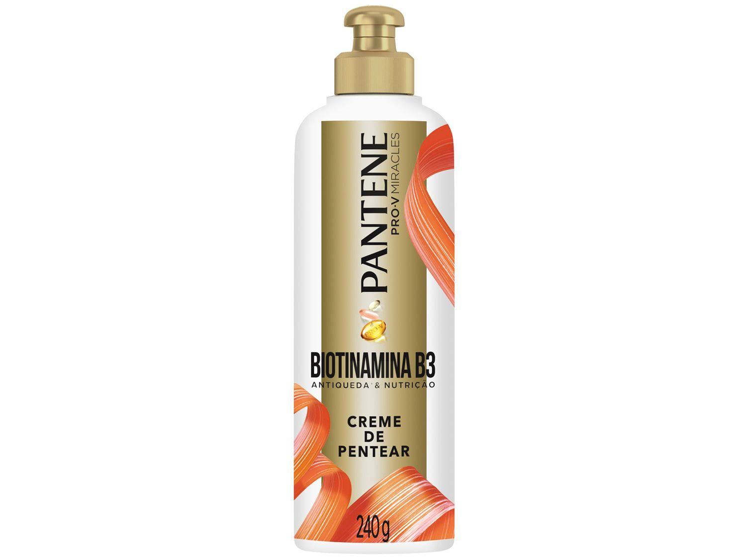 Creme de Pentear Pantene Pro-V Miracles Biotinamina B3 Antiqueda & Nutrição 240g