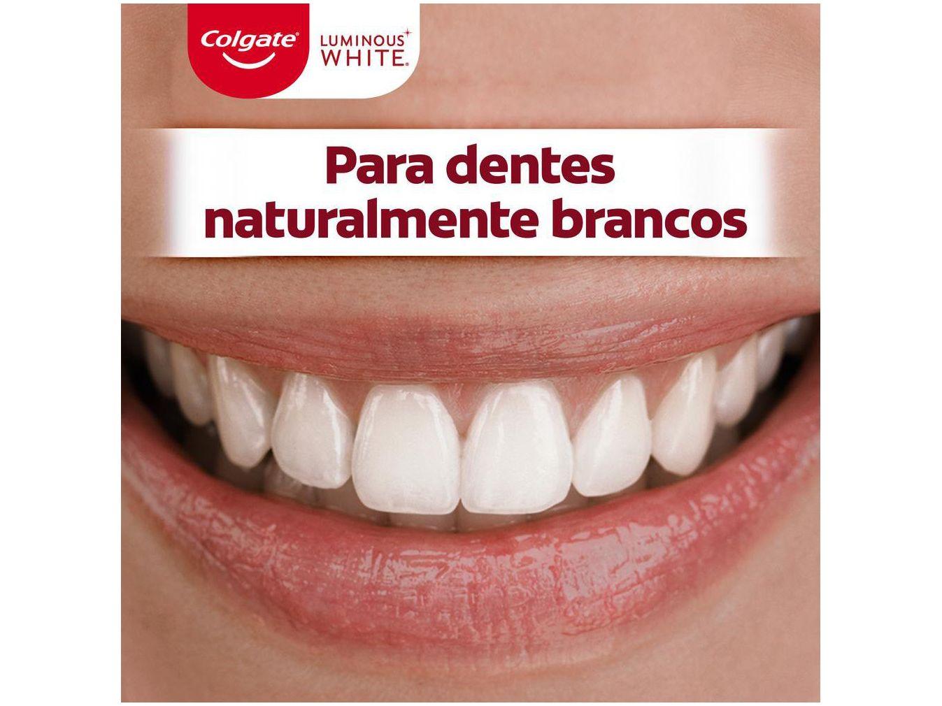 Creme Dental Clareador Colgate White Carvão Ativado Luminous 70g 4 Unidades